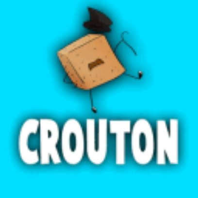 Crouton mascot logo